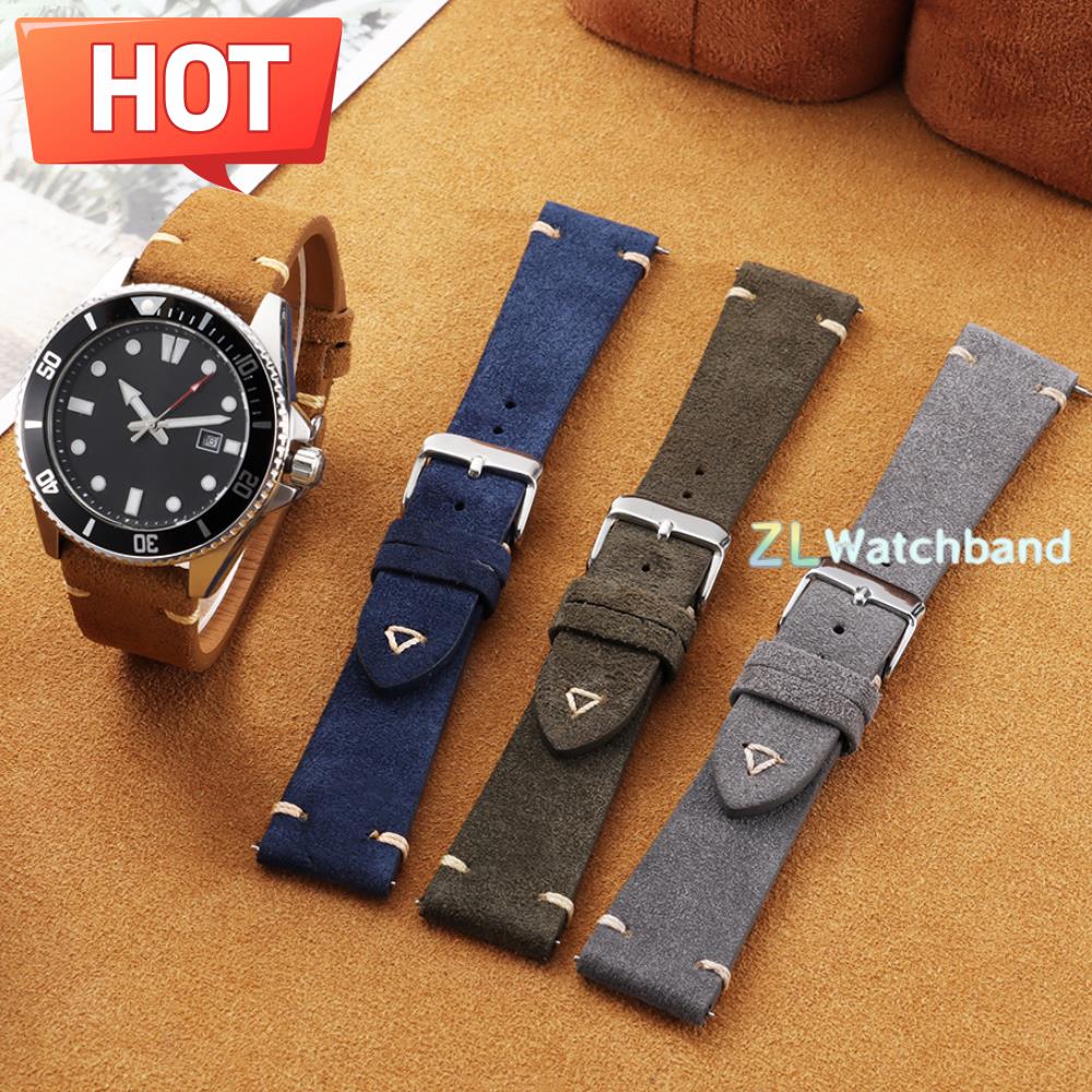 Premium Grade Quick Release Su - مراجعة Suede Strap Watch وسعره