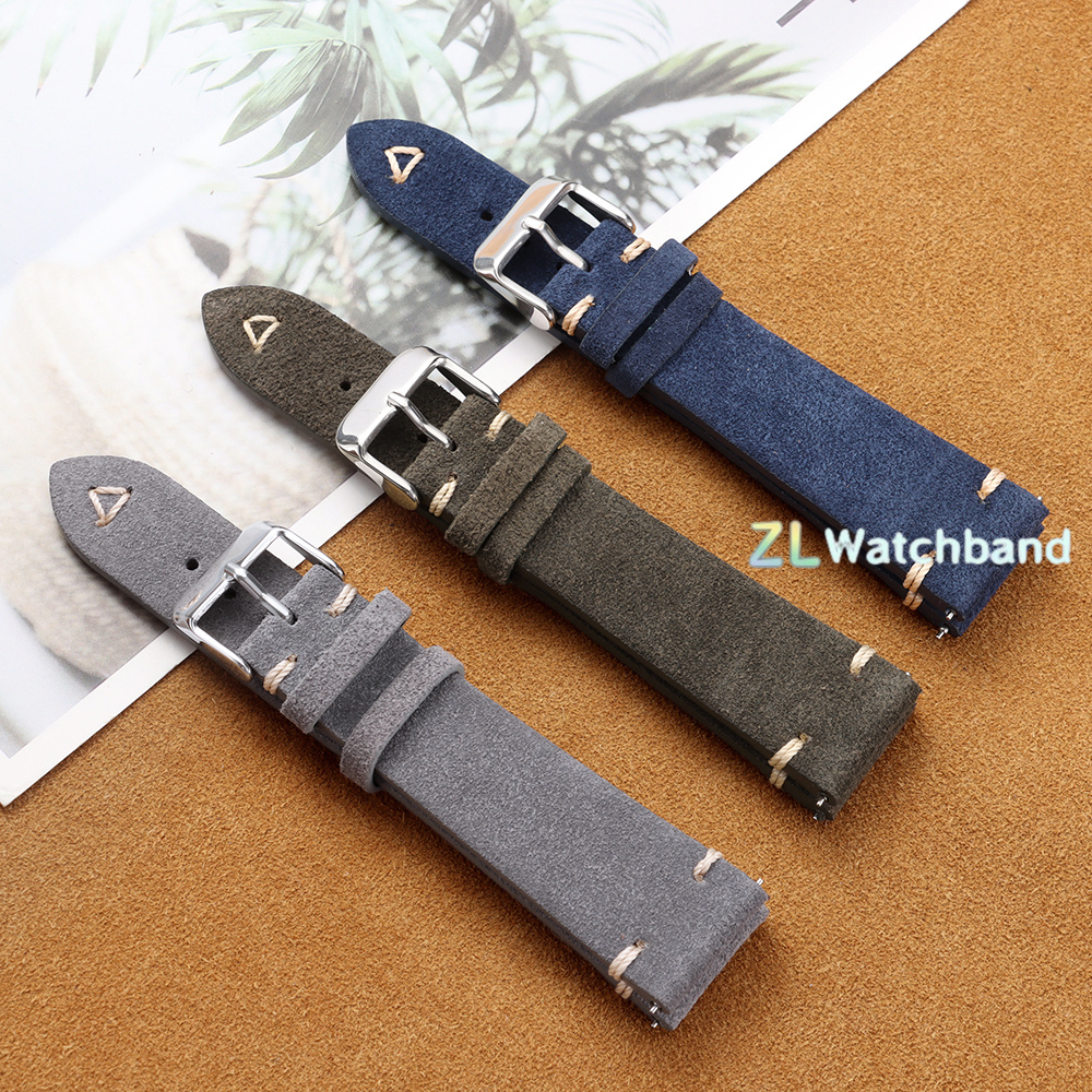 Premium Grade Quick Release Su - مراجعة Suede Strap Watch وسعره