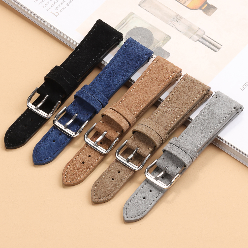 Soft Suede Retro Genuine Leath - مراجعة Suede Strap Watch وسعره