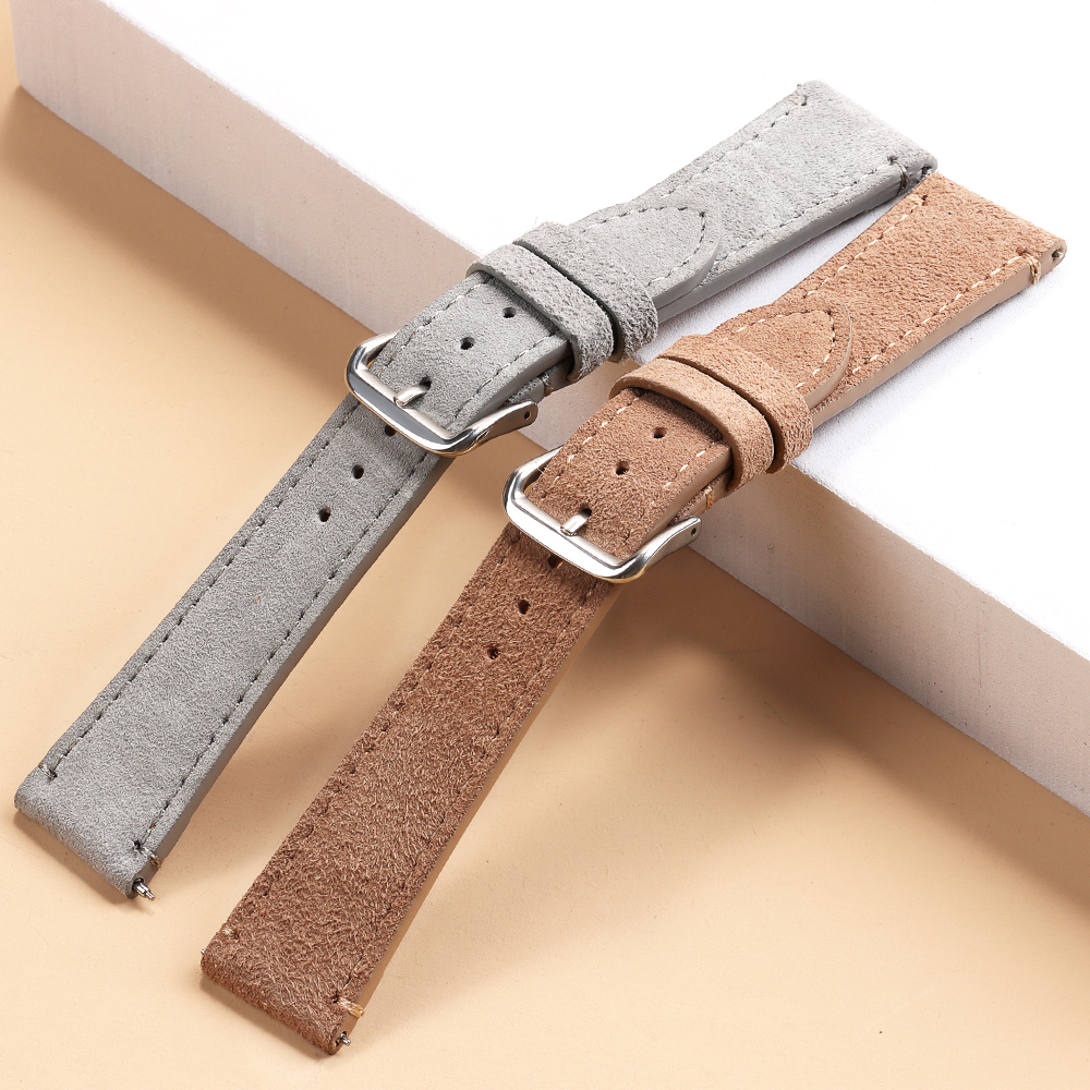 Soft Suede Retro Genuine Leath - مراجعة Suede Strap Watch وسعره