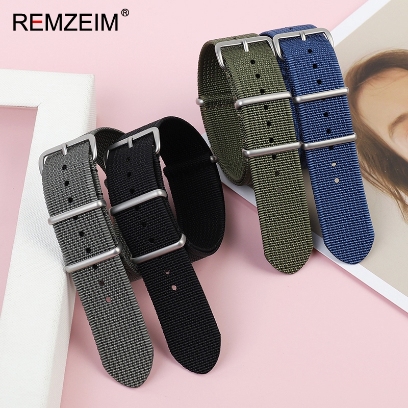 New Ribbed Nylon Watch Strap 1 - مراجعة Nato Strap Nylon وسعره