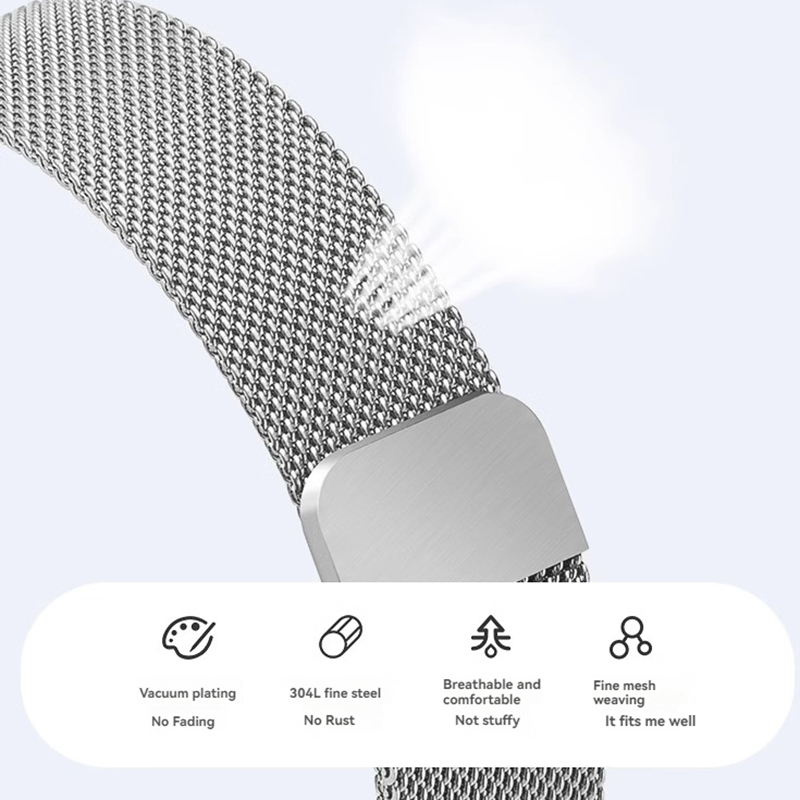 Milanese Magnet Steel strap 12 - مراجعة Milanese Loop Magnetic وسعره