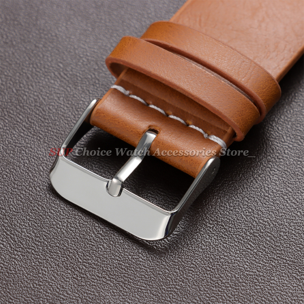 18mm 20mm 22mm Vintage Oil Wax - مراجعة Leather Strap Quick Release وسعره