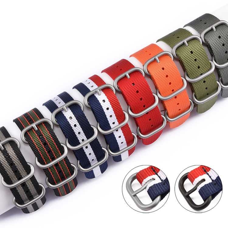 Woven Nylon Strap 20mm 22mm St - مراجعة Canvas Strap Watch وسعره