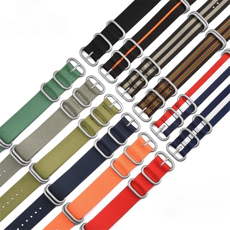 Woven Nylon Strap 20mm 22mm St - مراجعة Canvas Strap Watch وسعره