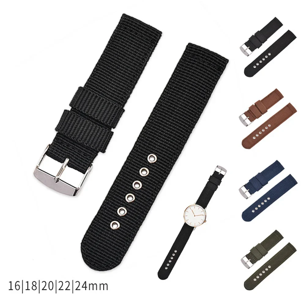 Soft and Comfortable Nylon Str - مراجعة Canvas Strap Watch وسعره