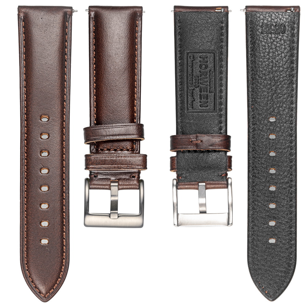 Hemsut Watch Bands Genuine Lea - مراجعة Leather Strap Quick Release وسعره