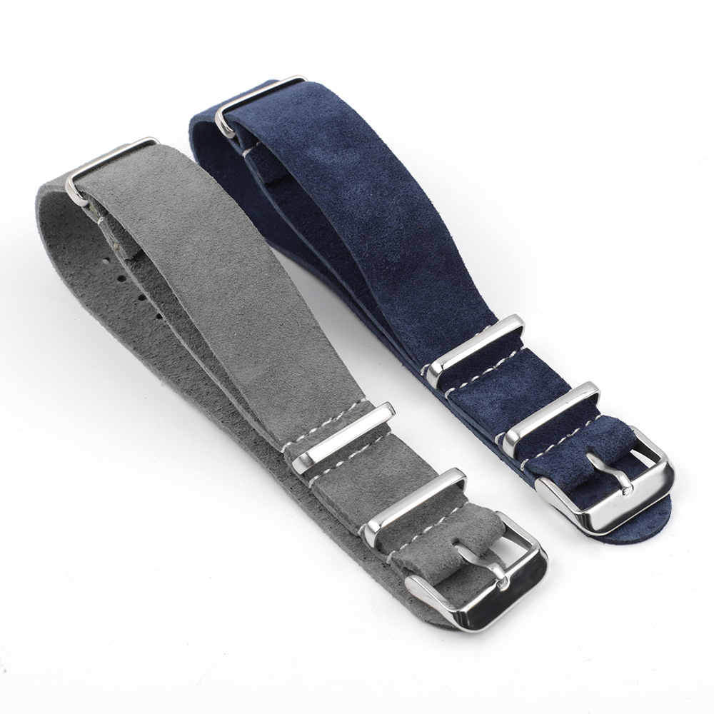 Soft Suede Watchband Long Stra - مراجعة Suede Strap Watch وسعره