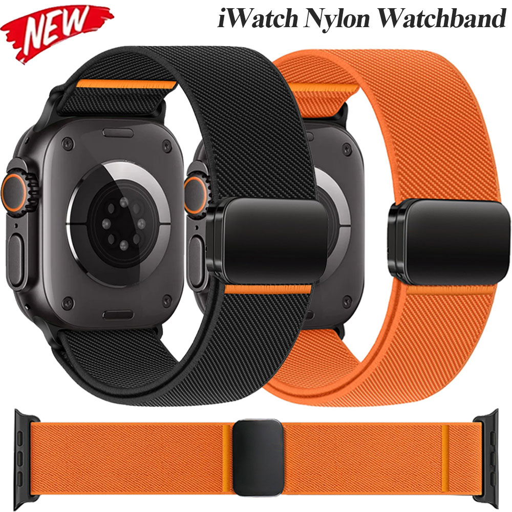Nylon Loop Strap For Apple Wat - مراجعة Milanese Loop Magnetic وسعره