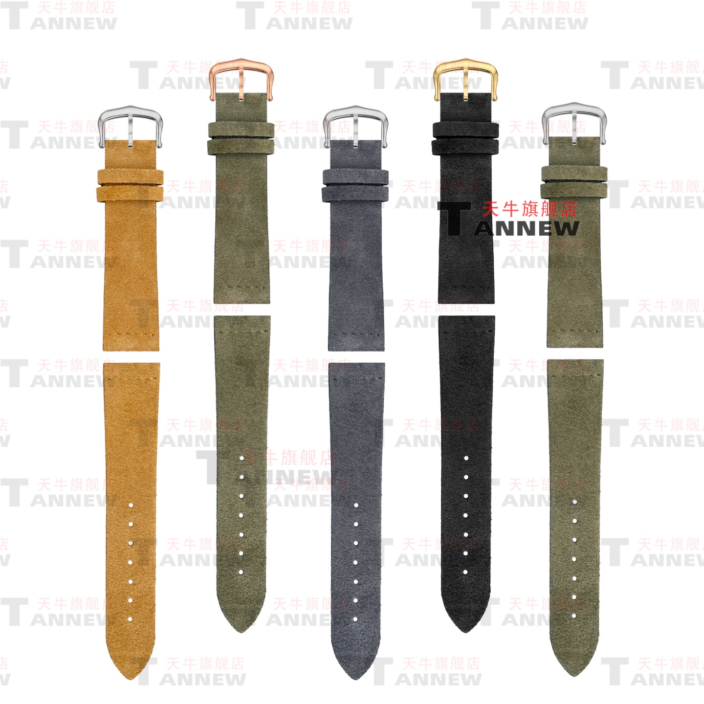 For Cartier Tank, Santos-Dumon - مراجعة Suede Strap Watch وسعره