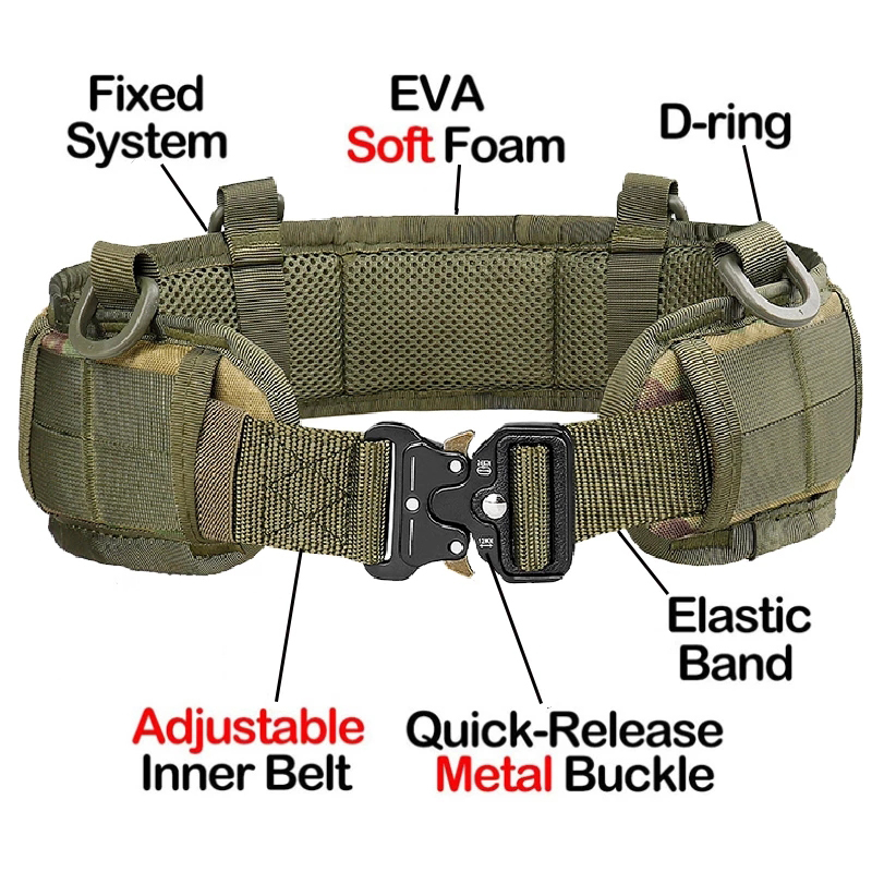 Tactical Belt Quick Release Ou - مراجعة Leather Strap Quick Release وسعره
