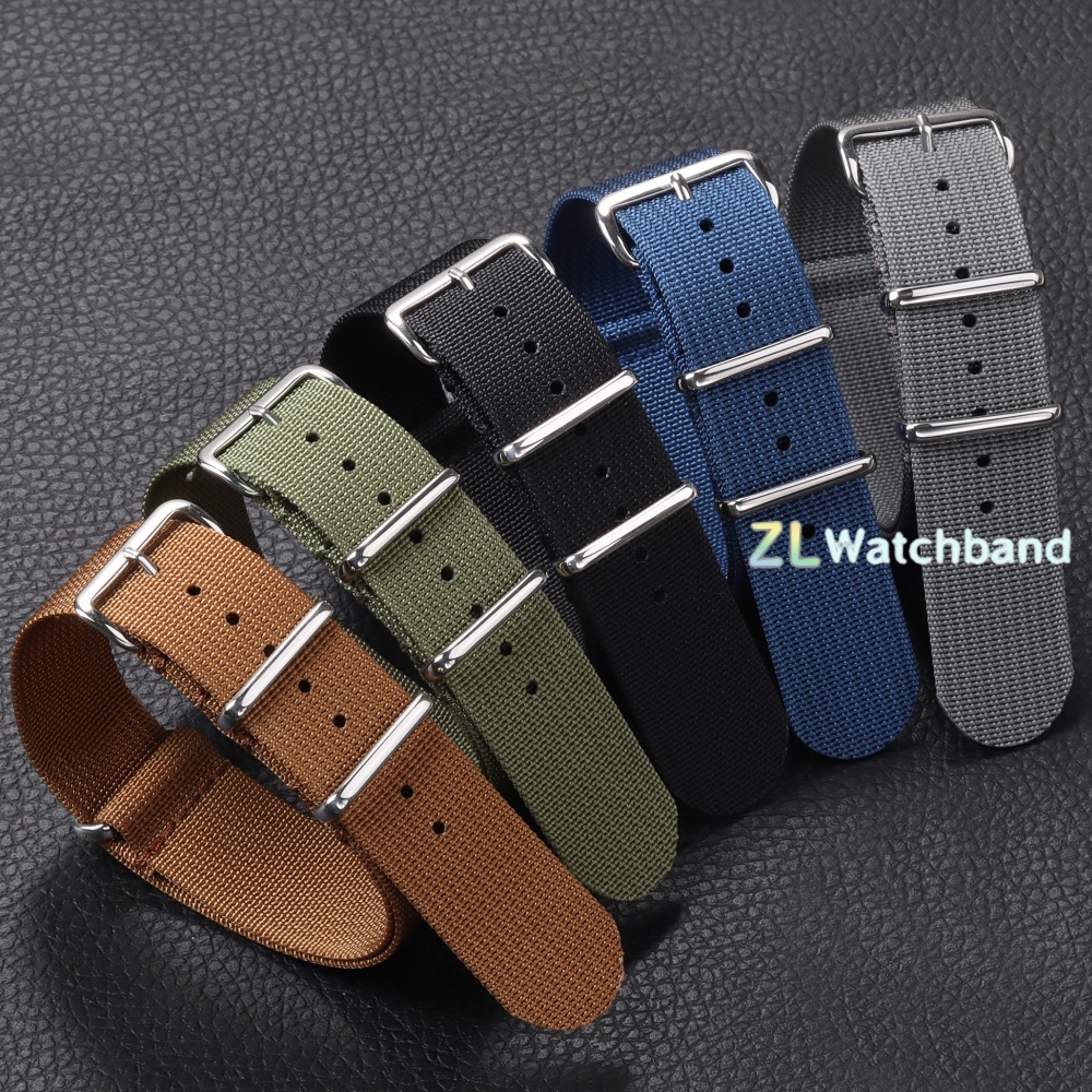 New Ribbed Nylon Watchband 18m - مراجعة Nato Strap Nylon وسعره