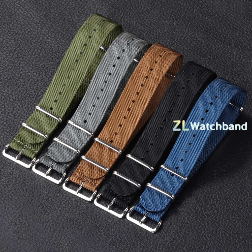 New Ribbed Nylon Watchband 18m - مراجعة Nato Strap Nylon وسعره