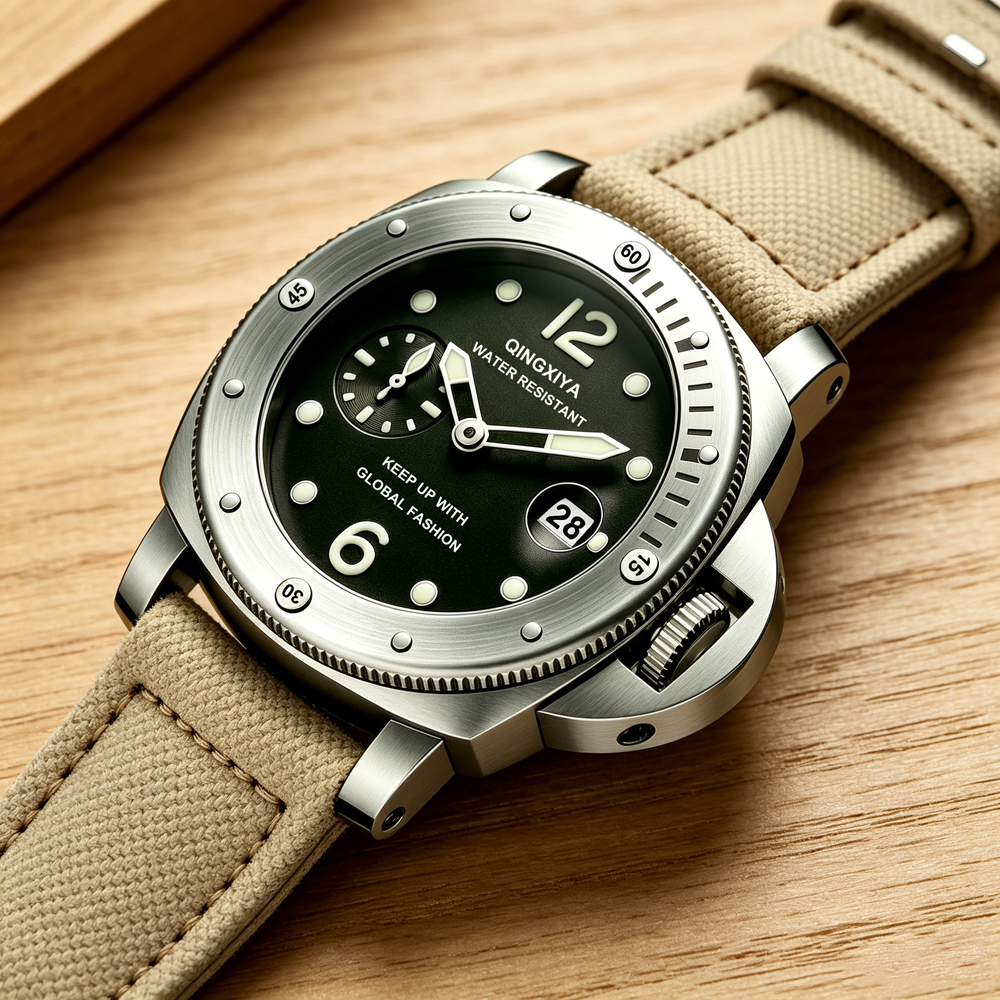 QINGXIYA Sports Canvas Strap M - مراجعة Canvas Strap Watch وسعره