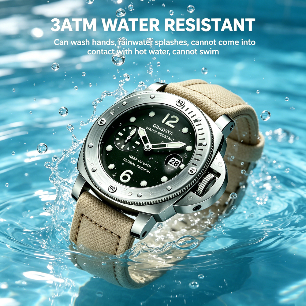 QINGXIYA Sports Canvas Strap M - مراجعة Canvas Strap Watch وسعره