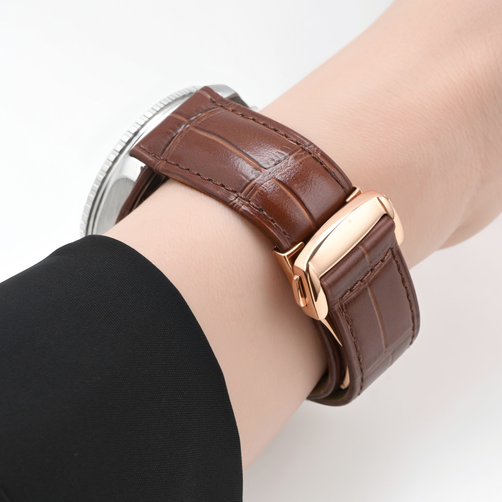16 18 20mm Stainless Steel Dep - مراجعة Butterfly Clasp Deployant وسعره