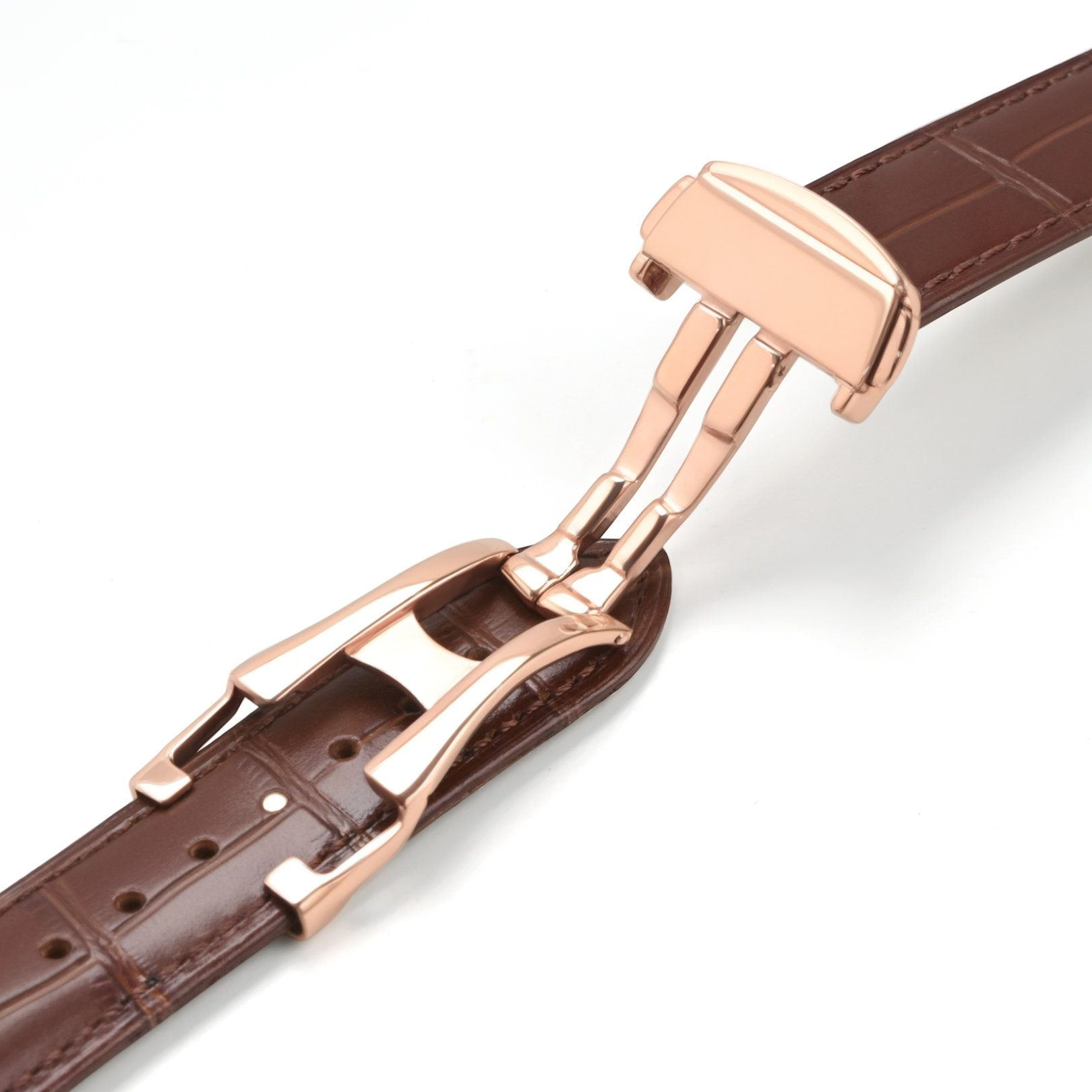 16 18 20mm Stainless Steel Dep - مراجعة Butterfly Clasp Deployant وسعره