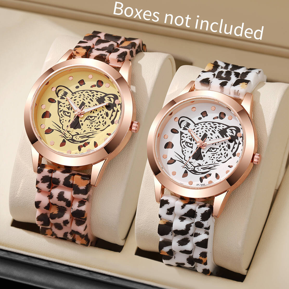 2PCS/Set Fashion Women Watches - مراجعة Silicone Band Women وسعره