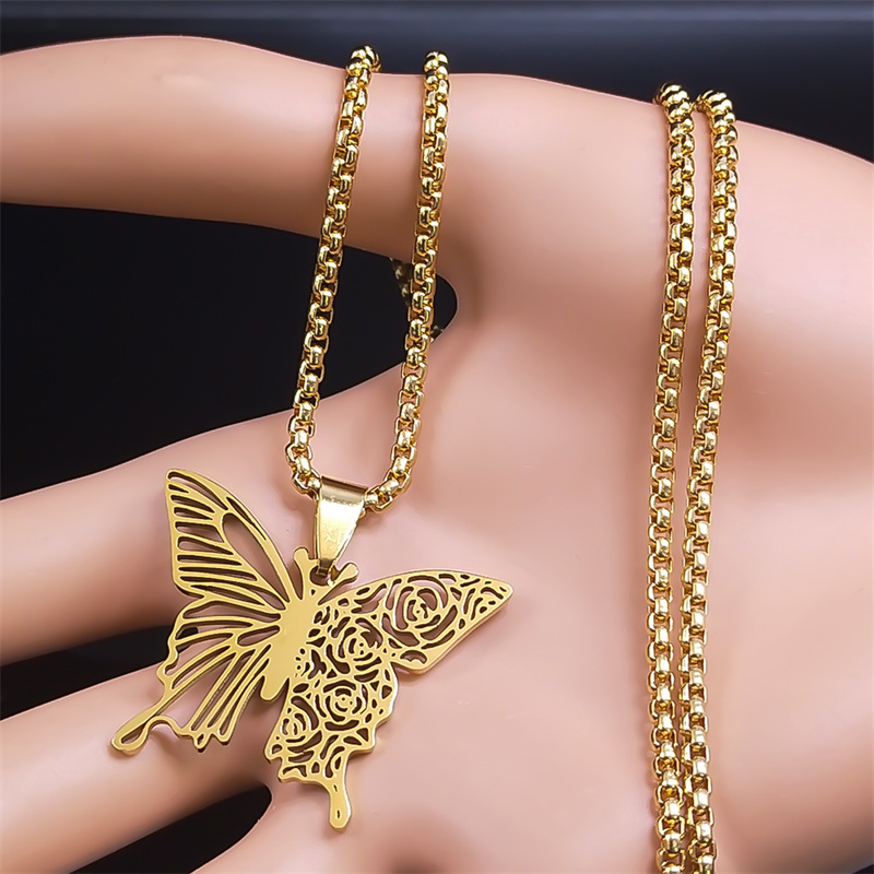 Aesthetic Butterfly Rose Flowe - مراجعة Butterfly Clasp Deployant وسعره