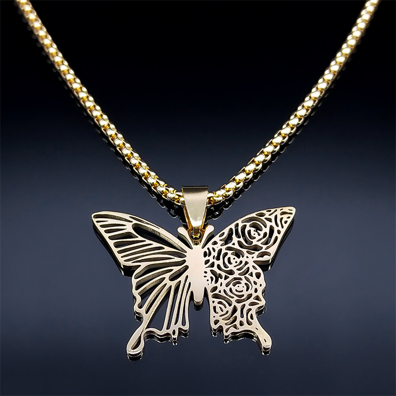 Aesthetic Butterfly Rose Flowe - مراجعة Butterfly Clasp Deployant وسعره