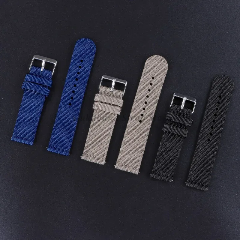 18 20 22 24mm Nylon Canvas Str - مراجعة Nato Strap Nylon وسعره