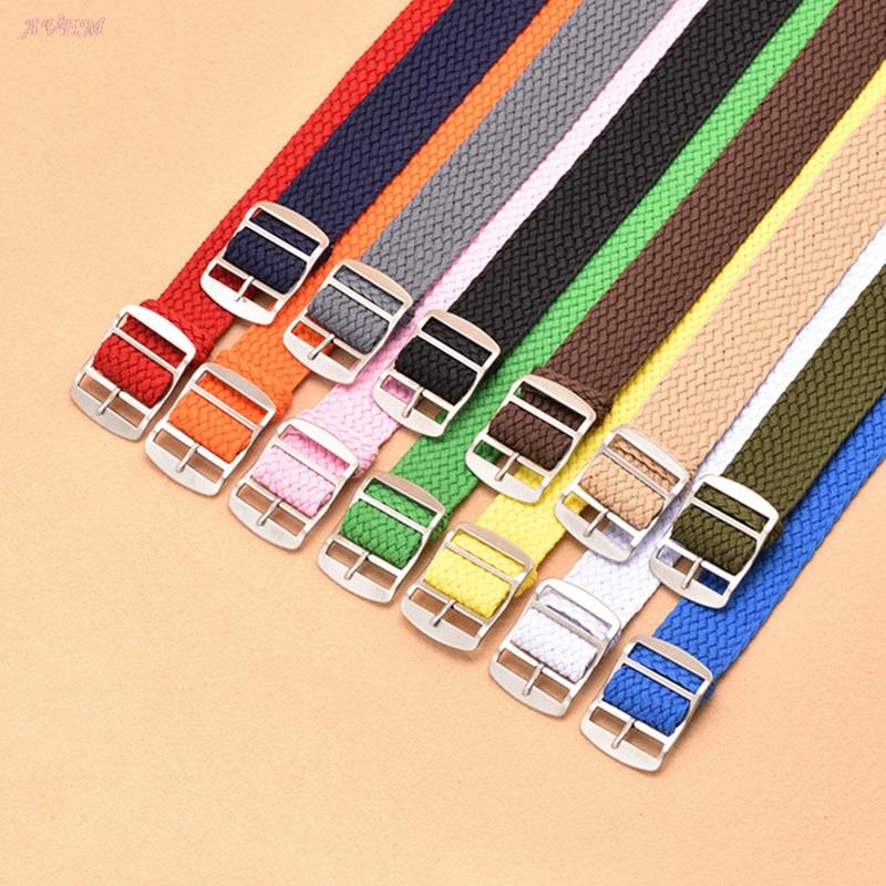 Canvas Sport Watchband Colorfu - مراجعة Perlon Strap Woven وسعره