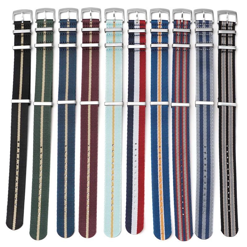 Superior Nylon Watchband for O - مراجعة Nato Strap Nylon وسعره