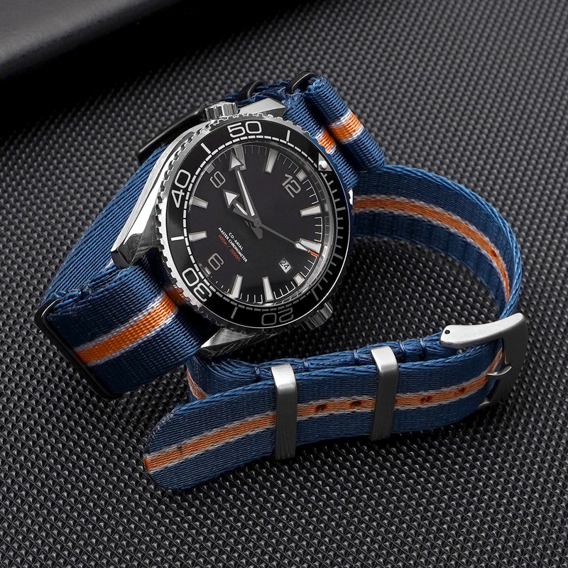 Superior Nylon Watchband for O - مراجعة Nato Strap Nylon وسعره