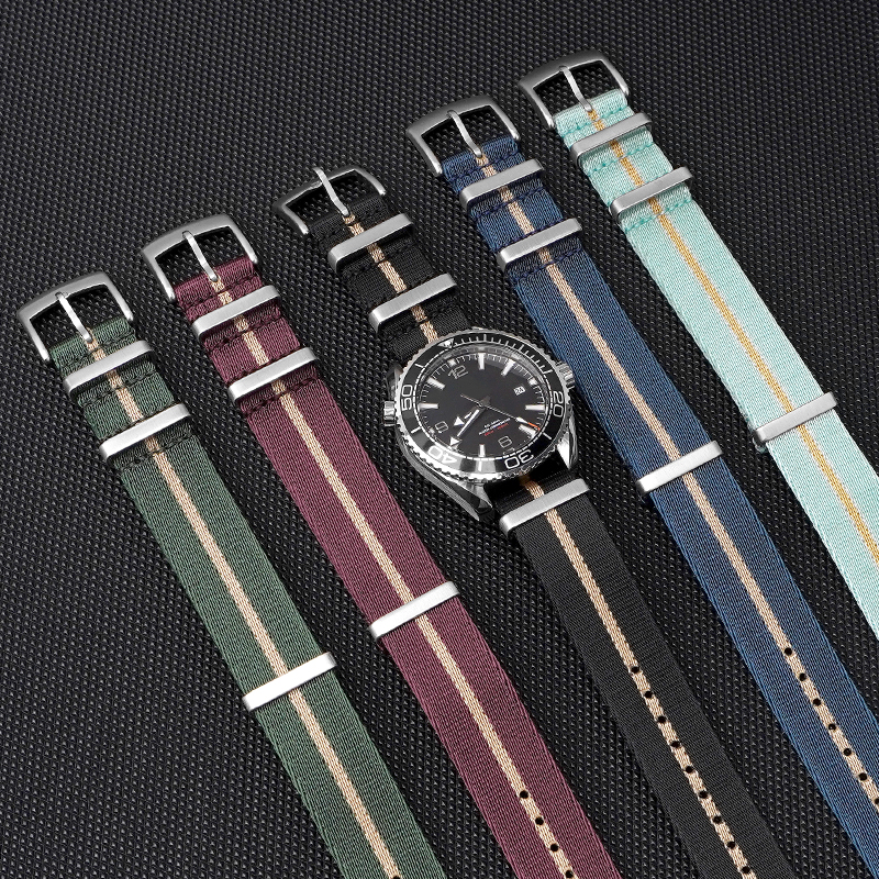 Superior Nylon Watchband for O - مراجعة Nato Strap Nylon وسعره