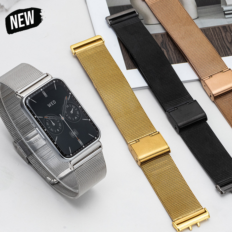 Stainless Steel Strap for Sams - مراجعة Mesh Strap Metal وسعره