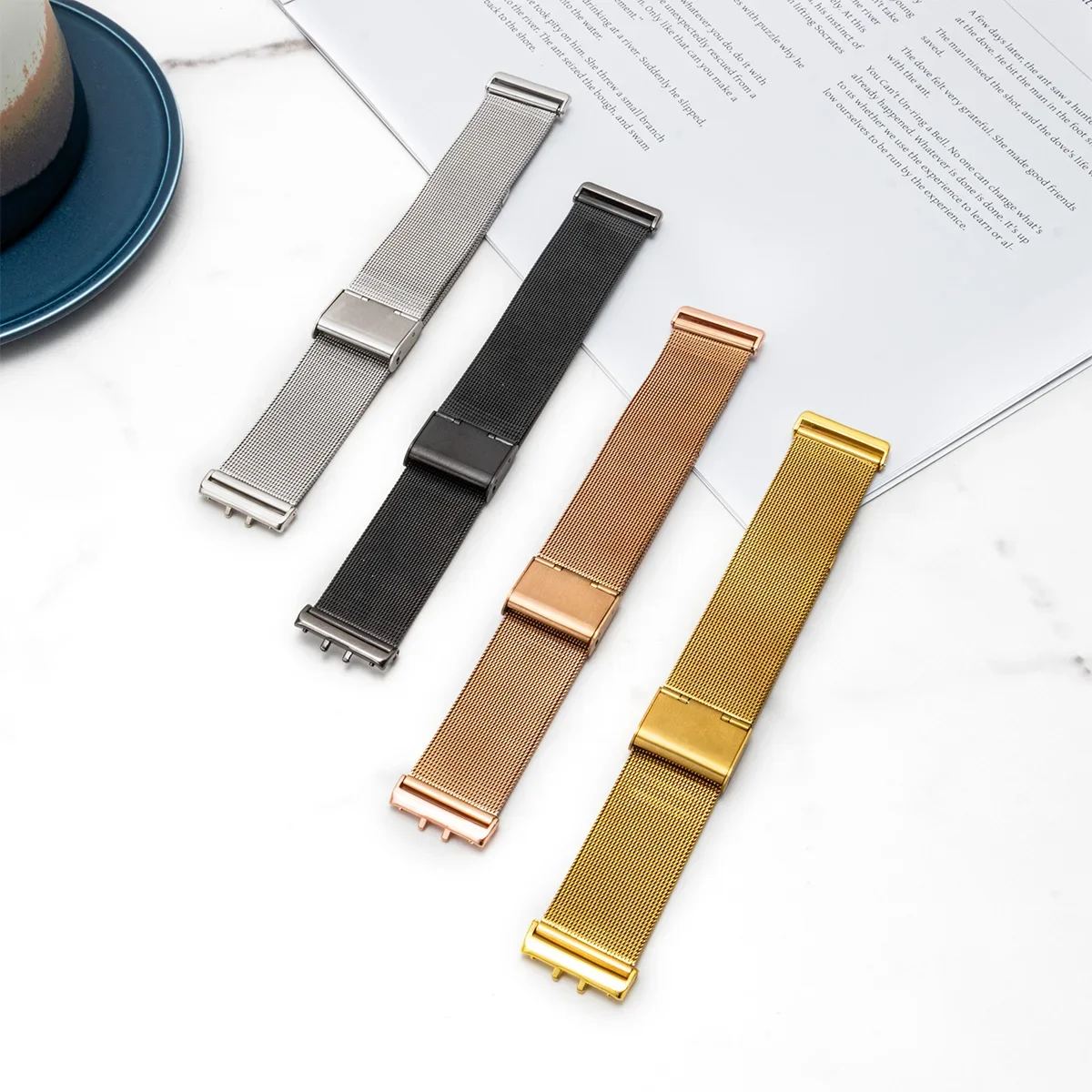 Stainless Steel Strap for Sams - مراجعة Mesh Strap Metal وسعره