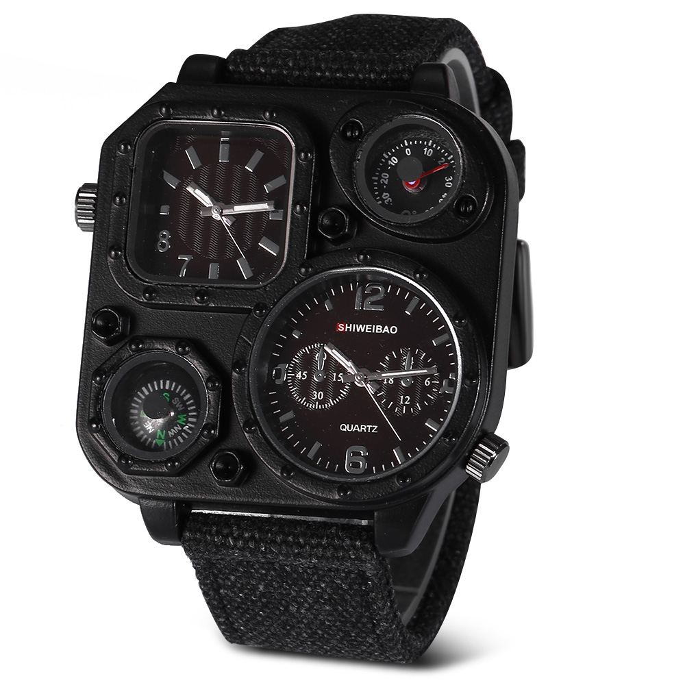 Quartz Mens Watches Top Brand  - مراجعة Canvas Strap Watch وسعره