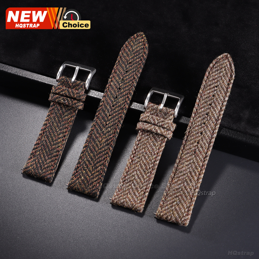 18mm 20mm 22mm Tweed Nylon Str - مراجعة Leather Strap Quick Release وسعره
