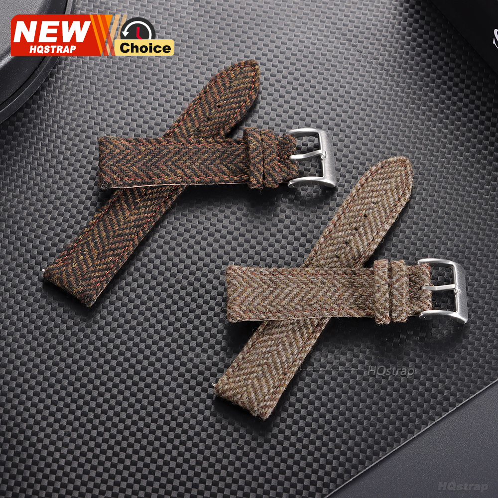 18mm 20mm 22mm Tweed Nylon Str - مراجعة Leather Strap Quick Release وسعره