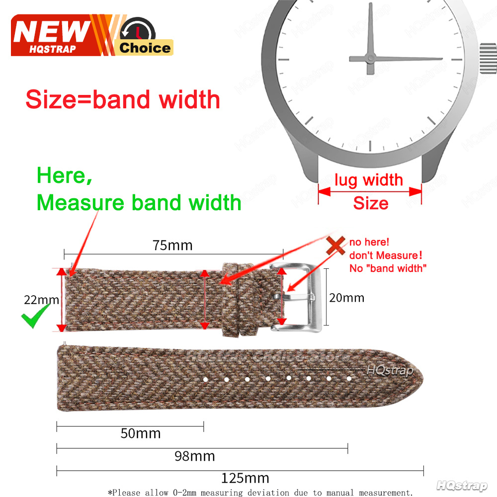 18mm 20mm 22mm Tweed Nylon Str - مراجعة Leather Strap Quick Release وسعره