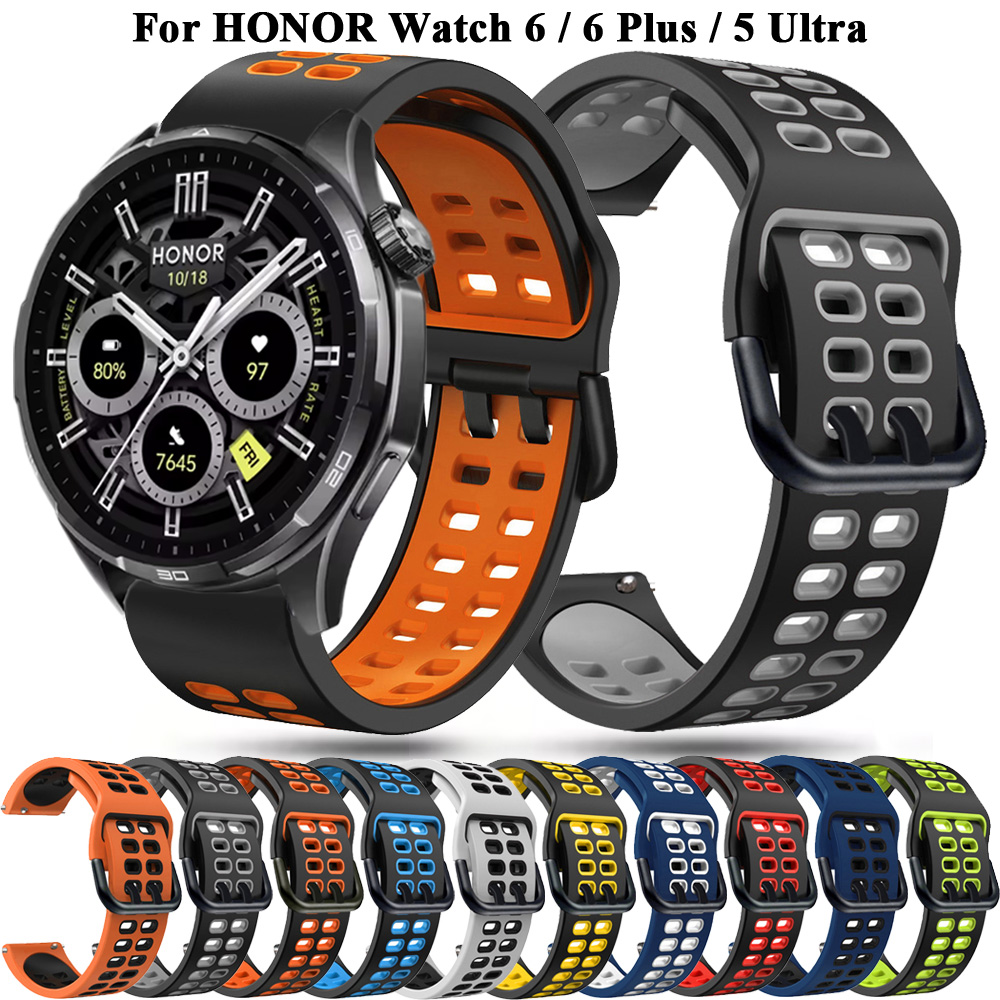 Silicone Bracelet 22mm For Hon - مراجعة Silicone Watch Band 22Mm وسعره