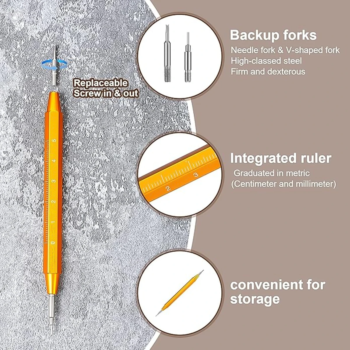 Double Ended Watch Spring Bar  - مراجعة Spring Bar Tool Set وسعره