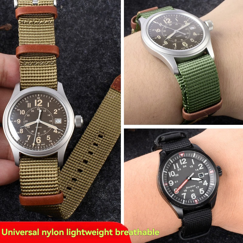 NATO vintage nylon parquet lea - مراجعة Tropic Strap Vintage وسعره