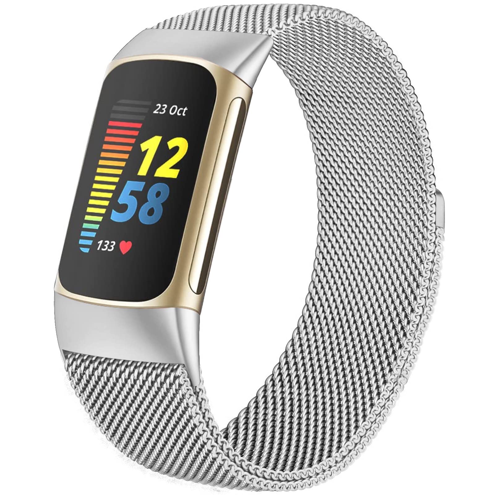 Milanese loop For fitbit charg - مراجعة Milanese Loop Magnetic وسعره