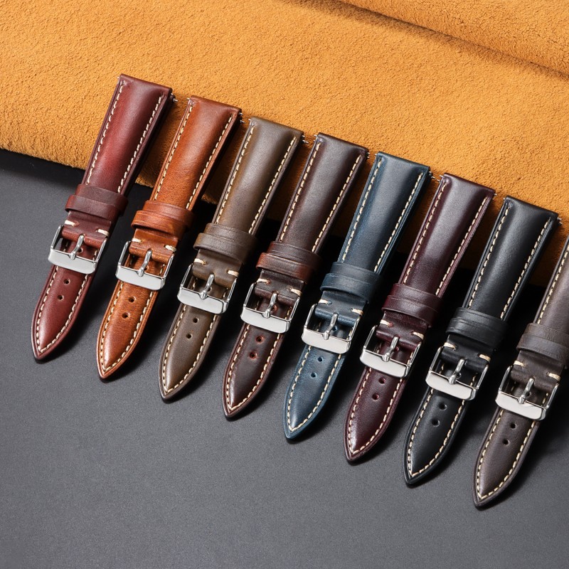 18mm 19mm 20mm 21mm 22mm Quick - مراجعة Leather Strap Quick Release وسعره