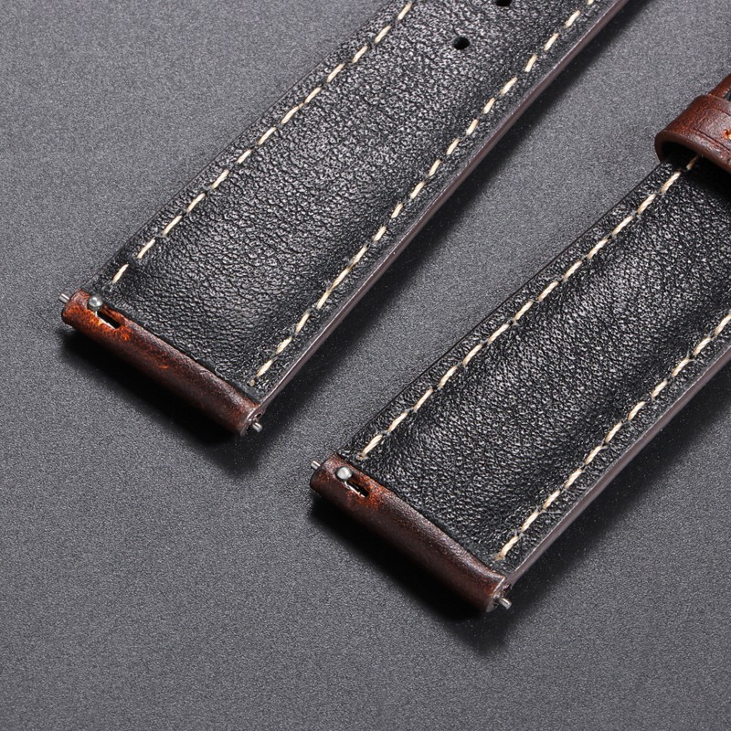 18mm 19mm 20mm 21mm 22mm Quick - مراجعة Leather Strap Quick Release وسعره
