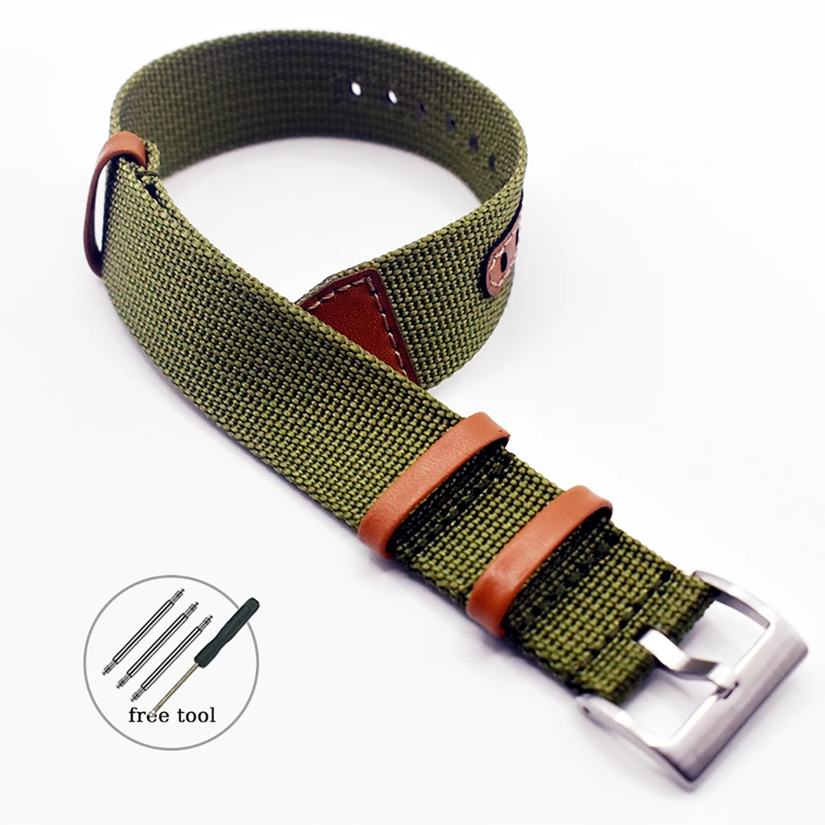Soft Watch Bracelet for Seiko  - مراجعة Canvas Strap Watch وسعره