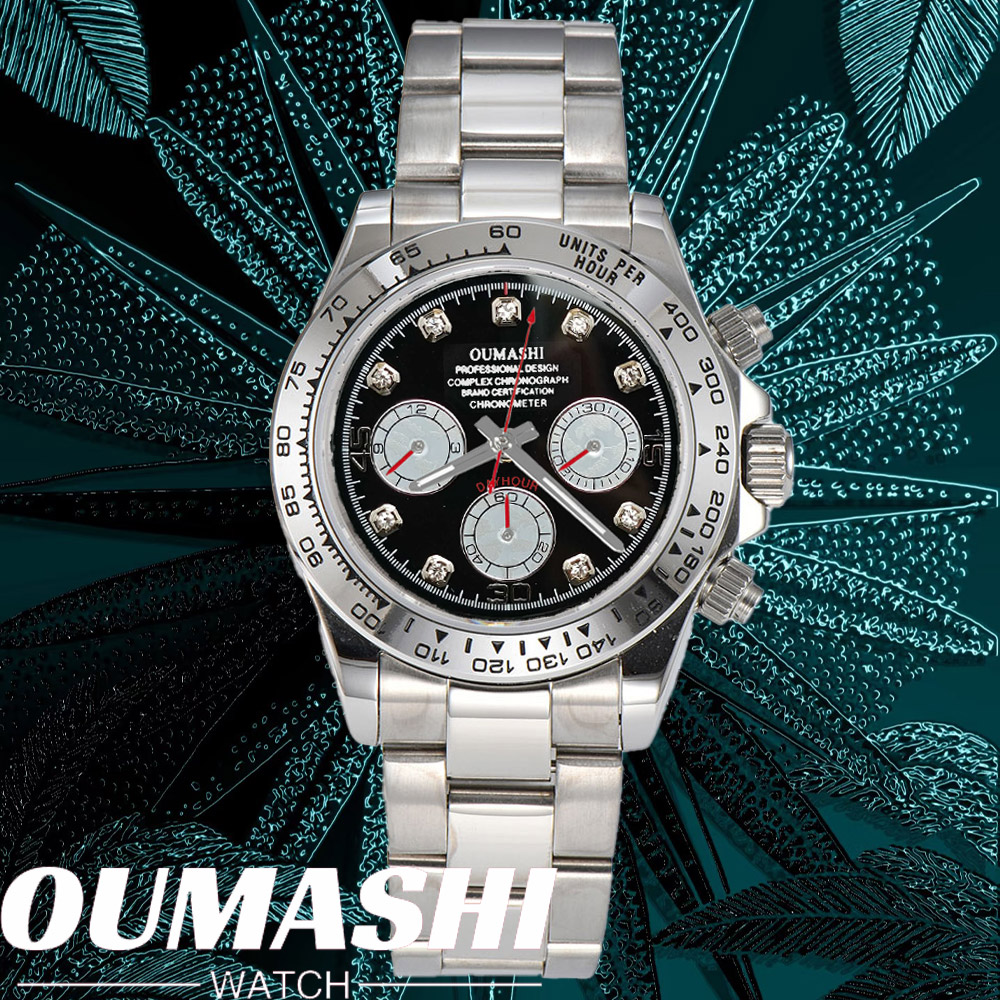 Luxury VK63 WATCH 39mm quartz  - مراجعة Stainless Bracelet Diver وسعره