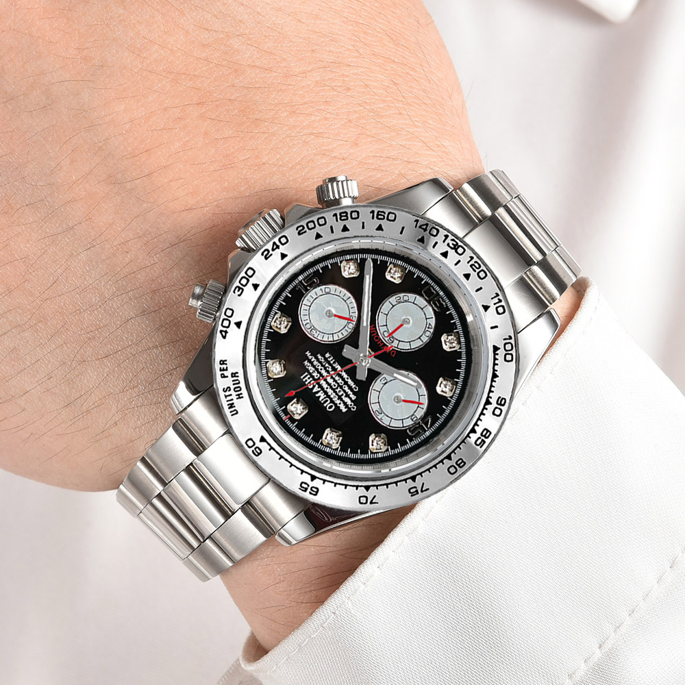 Luxury VK63 WATCH 39mm quartz  - مراجعة Stainless Bracelet Diver وسعره