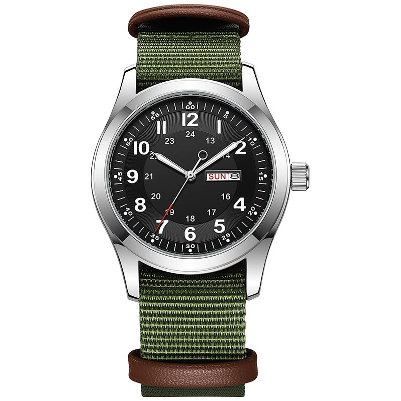 2026 Men's 42mm Watch Glow in  - مراجعة Canvas Strap Watch وسعره