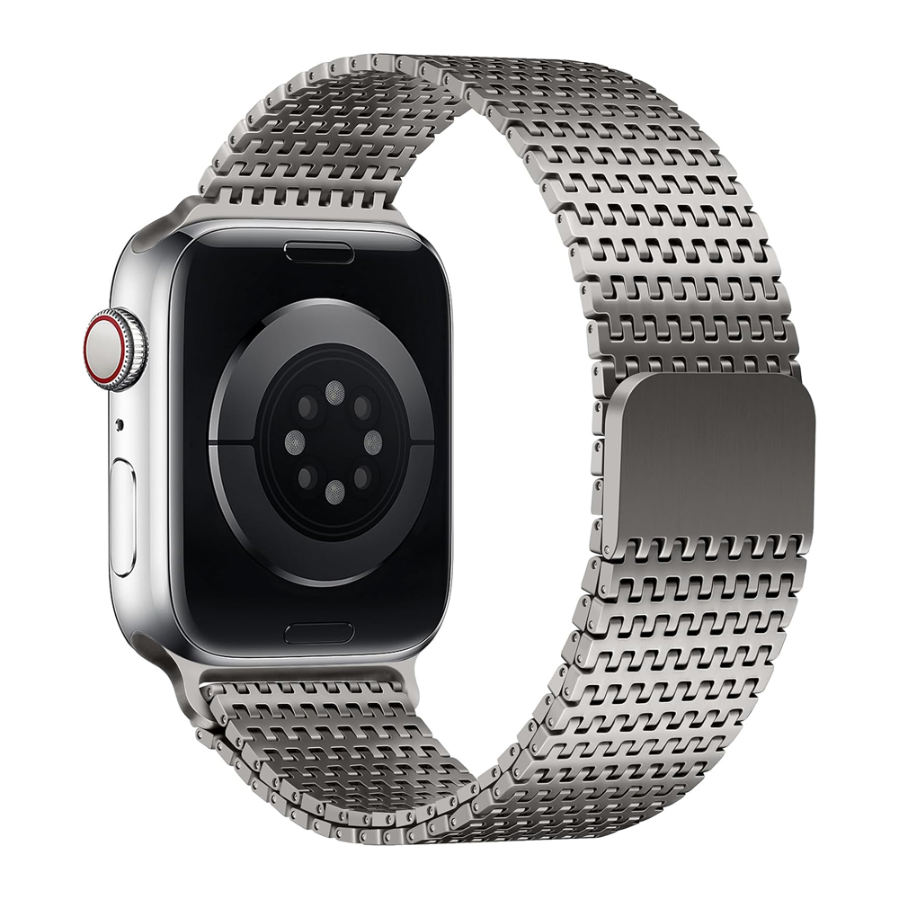 Titanium loop strap for Apple  - مراجعة Milanese Loop Magnetic وسعره