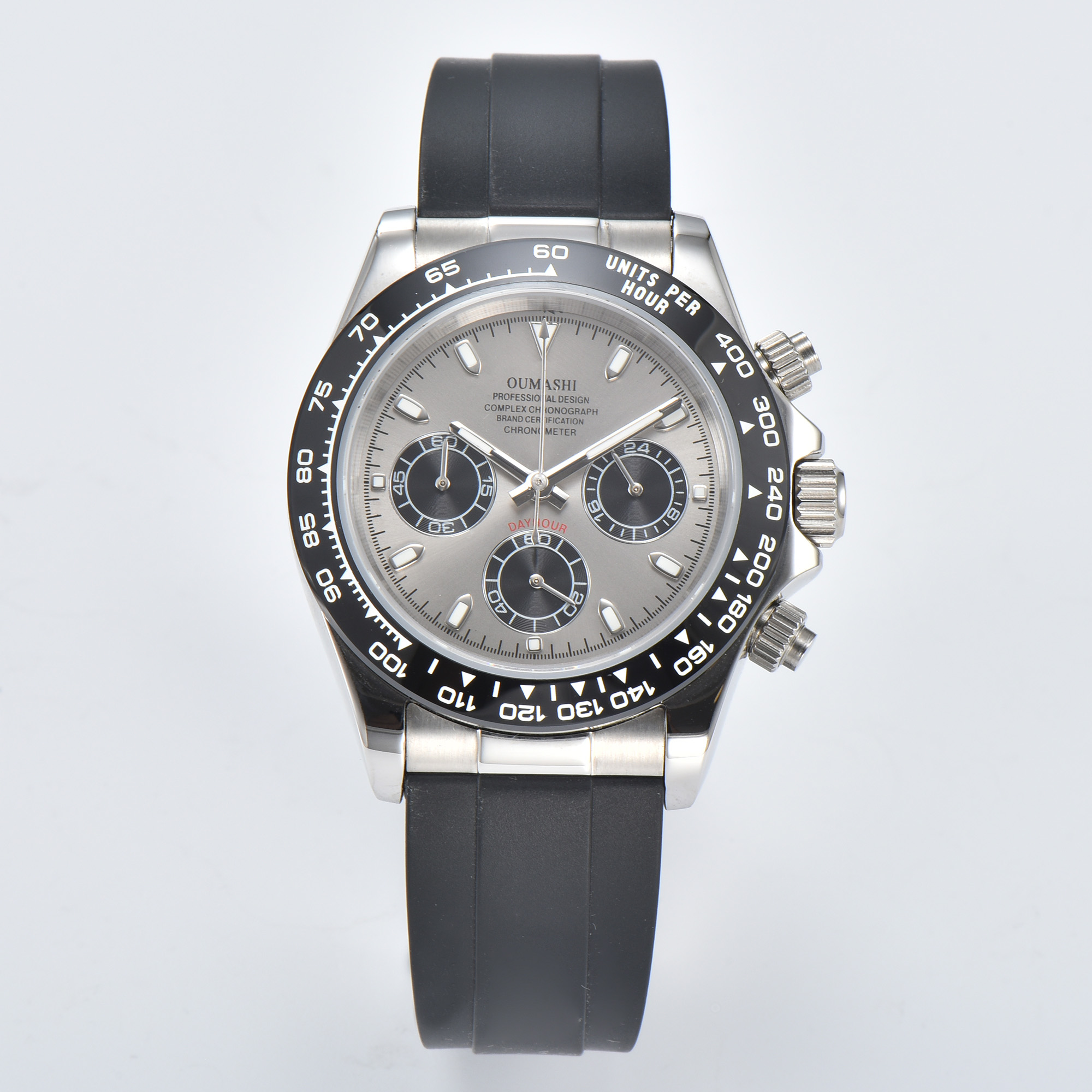 men's watch stainless steel ca - مراجعة Rubber Strap Diver وسعره