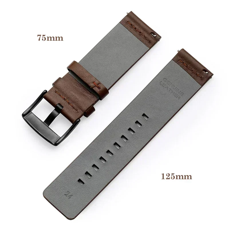 20mm 22mm Watch Band Quick Rel - مراجعة Leather Strap Quick Release وسعره