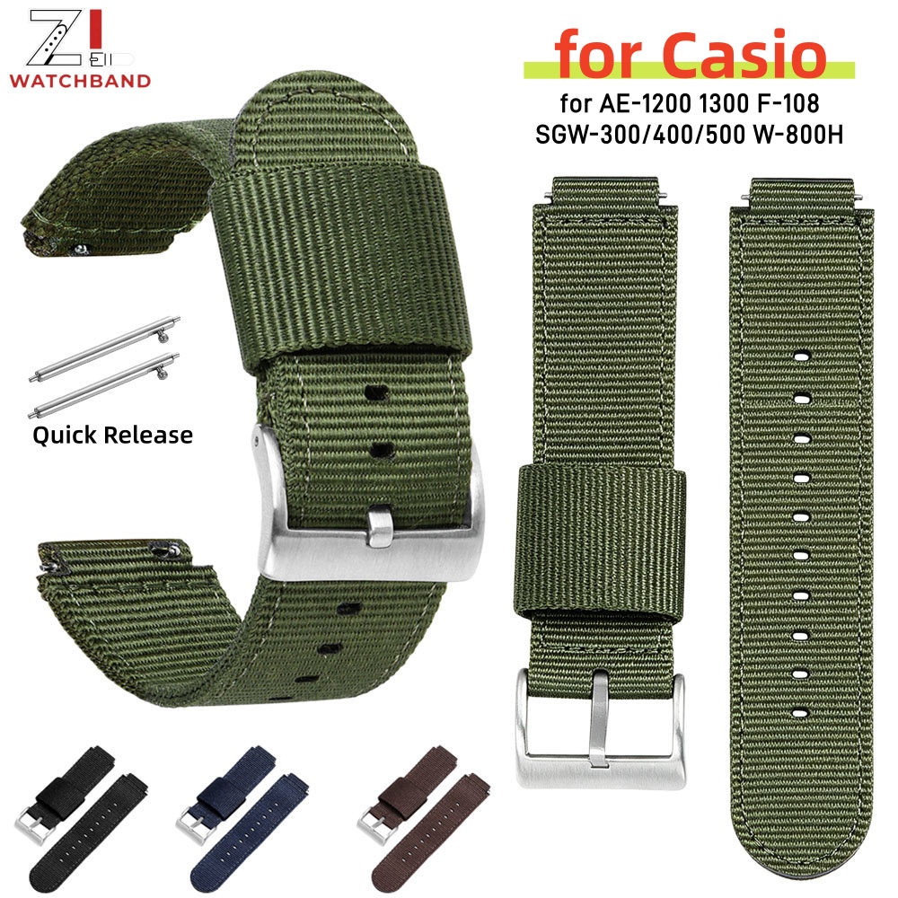 16mm 18mm Canvas Nylon Watch B - مراجعة Canvas Strap Watch وسعره