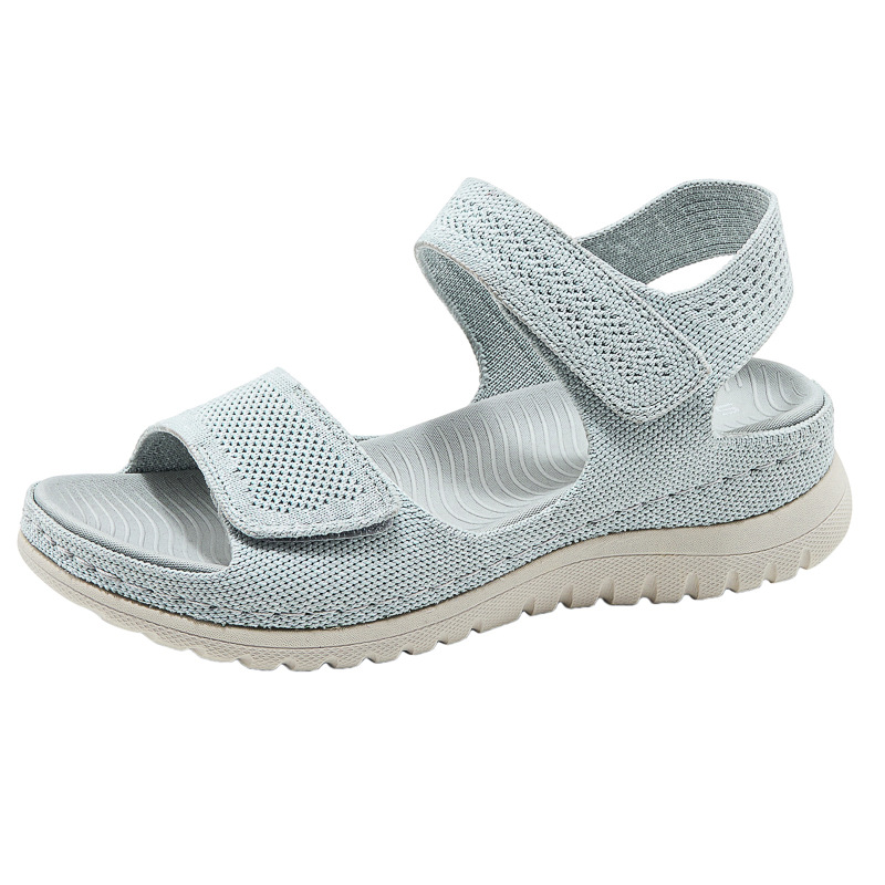 Ladies Knit Mesh Platform Spor - مراجعة Sport Loop Velcro وسعره